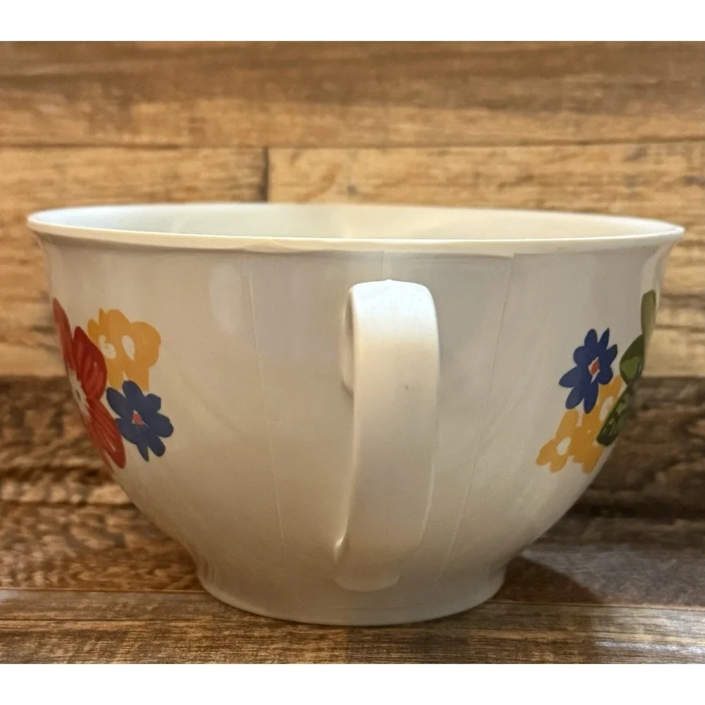 Pioneer Woman 2 Cup Melamine Batter Mixing Bowl Measuring Cup Vintage Floral